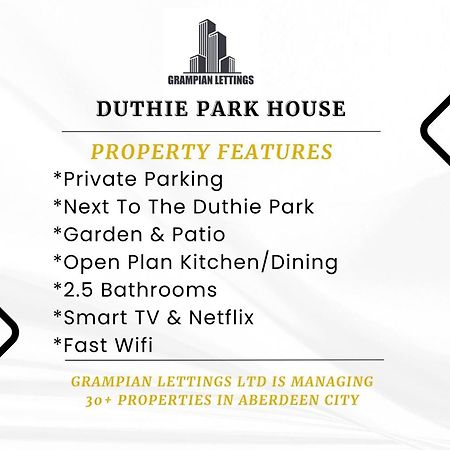 アバディーン Duthie Park House - Grampian Lettings Ltdヴィラ エクステリア 写真